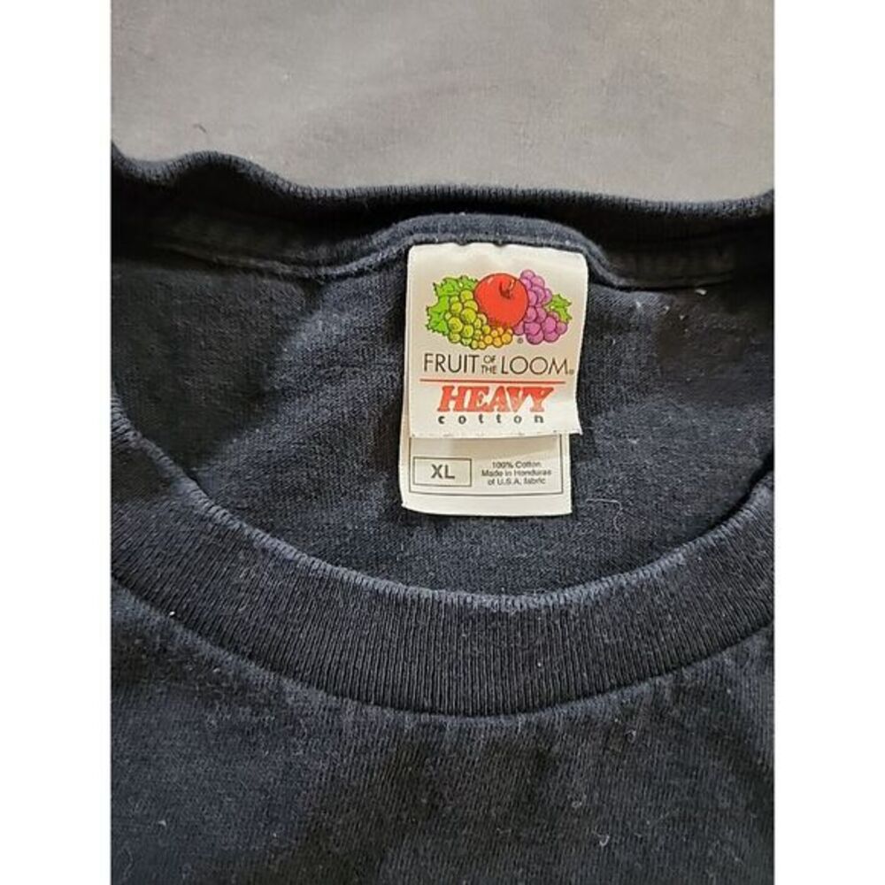 AC/DC Mens Graphic‎ T-Shirt Black Fruit Of The Loom Heavy XL We Salute You 2005 - Picture 3 of 7